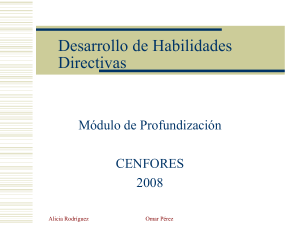 Desarrollo de Habilidades Directivas