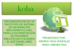 Diapositiva 1 - Proyecto Koha Colombia