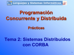 Sistemas Distribuidos con CORBA
