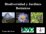 Biodiversidad y Jardines Botánicos