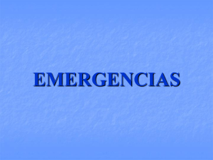 Situaciones de emergencias.