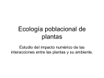 Ecología poblacional de plantas