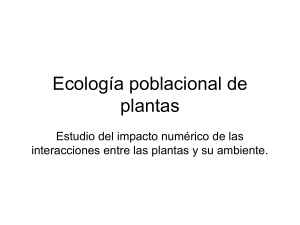 Ecología poblacional de plantas