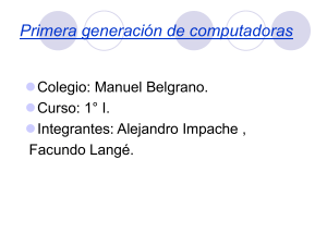 Primera generación de computadoras2