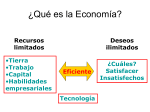¿Qué es la Economía?