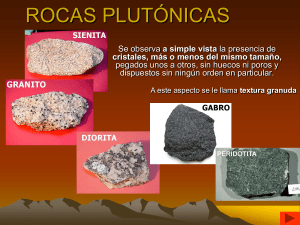Una clasificación de las rocas, basada en su