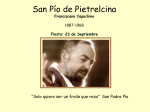 Bendición del Padre Pio