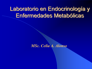 Laboratorio en endocrinología y enfermedes metabólicas