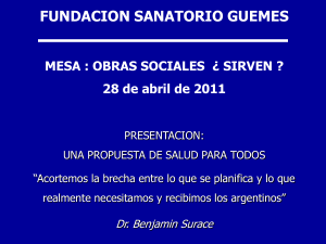 Slide 1 - Fundación Sanatorio Guemes