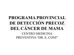 programa provincial de detección precoz del cáncer de mama