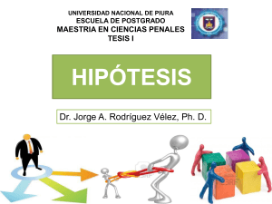 HIPÓTESIS