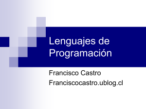 Lenguajes de Programación - Francisco Castro