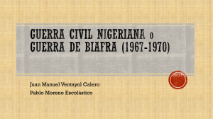 Guerra civil nigeriana o guerra de biafra (1967