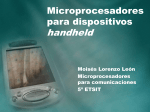 Microprocesadores para dispositivos handheld