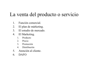 la promoción de ventas