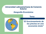 Universidad Latinoamericana de Comercio Exterior Geografía