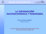 La información macroeconómica y financiera