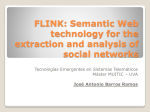 FLINK: Semantic Web technology for the extraction and analysis of