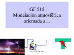 GF515 Modelación atmosférica orientada a la - DIM