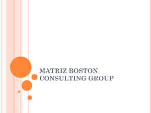 Matriz de Boston Consulting Group