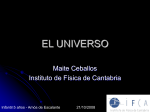 El Universo - Universidad de Cantabria