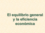 El Equilibrio General y la Eficiencia Económica (Capítulo 16)