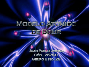 Diapositiva 1 - Modelo Atómico de Bohr