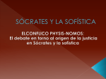 Presentación de Sócrates y la sofística