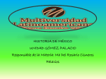 HISTORIA DE MÉXICO UNIDAD GÓMEZ PALACIO Responsable de