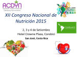 XI Congreso Nación de Nutrición 2014