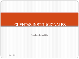 Cuentas Institucionales por Ana Luz Bobadilla - captac-dr
