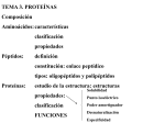 Biología. 2º Bachillerato. Tema 3: Proteínas