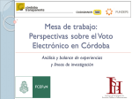 Perspectivas sobre el Voto Electrónico en Córdoba