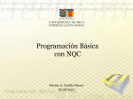 Primera Clase - Curso Programación Básica con NQC