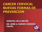 cáncer cervical nuevas formas de prevención