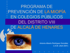 Prevención de la miopía - Universidad Autónoma de Madrid
