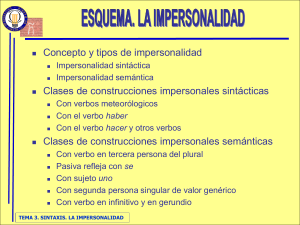 la impersonalidad - OCW