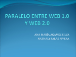 PARALELO ENTRE WEB 1.0 Y WEB 2.0