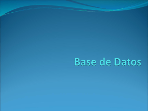 Base de Datos - WordPress.com