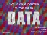 SAS ® en la industria farmacéutica