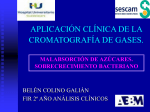 Aplicación Clinica de la Cromatografía de gases.