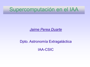 Diapositiva 1 - Proyecto e-CA - Instituto de Astrofísica de Andalucía