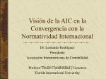 Visión de la AIC en la Convergencia con la Normatividad