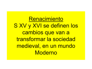 Renacimiento S XV y XVI