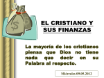 El Cristiano y sus Finanzas - Iglesia Cristiana La Serena