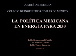 la política mexicana en energía para 2030