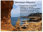 Geografía como Ciencia (Metodología Geográfica)