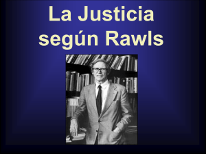 La Justicia según Rawls