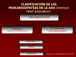clasificación de las miocardiopatías de la aha