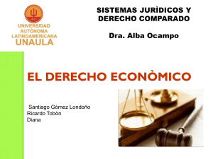EL DERECHO ECONOMICO